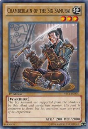Chamberlain of the Six Samurai (YS13-EN005) - Super Starter: V for Victory 1st Edition