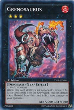 Grenosaurus (YS13-ENV08) - Super Starter: V for Victory Power-Up Pack 1st Edition
