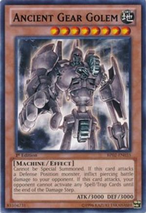 Ancient Gear Golem (BP02-EN035) - Battle Pack 2: War of the Giants 1st Edition