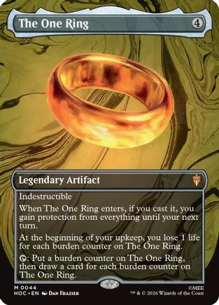 The One Ring (Borderless) (HOC-044) - The Hobbit: Eternal-Legal