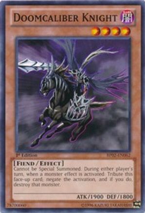 Doomcaliber Knight (BP02-EN062) - Battle Pack 2: War of the Giants 1st Edition