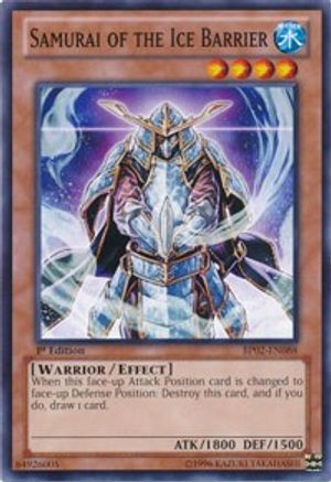 Samurai of the Ice Barrier (BP02-EN088) - Battle Pack 2: War of the Giants 1st Edition