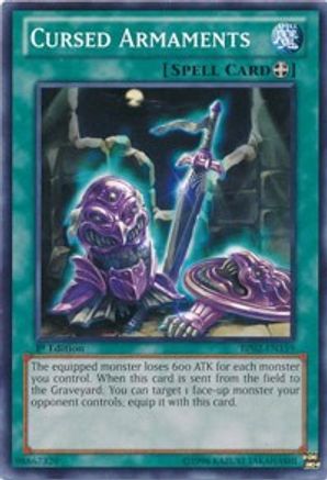 Cursed Armaments (BP02-EN159) - Battle Pack 2: War of the Giants 1st Edition