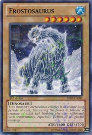 Frostosaurus (Mosaic Rare) (BP02-EN003) - Battle Pack 2: War of the Giants 1st Edition