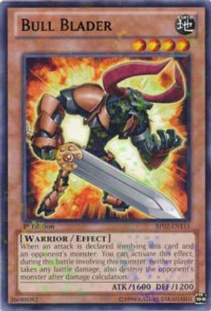 Bull Blader (Mosaic Rare) (BP02-EN115) - Battle Pack 2: War of the Giants 1st Edition