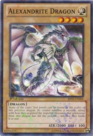 Alexandrite Dragon (Mosaic Rare) (BP02-EN004) - Battle Pack 2: War of the Giants Unlimited