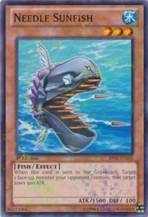 Needle Sunfish (Mosaic Rare) (BP02-EN101) - Battle Pack 2: War of the Giants 1st Edition