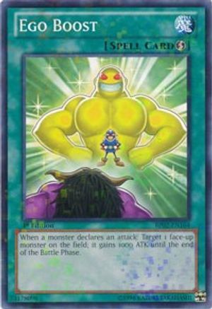 Ego Boost (Mosaic Rare) (BP02-EN164) - Battle Pack 2: War of the Giants 1st Edition