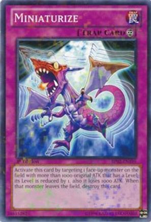 Miniaturize (Mosaic Rare) (BP02-EN195) - Battle Pack 2: War of the Giants 1st Edition