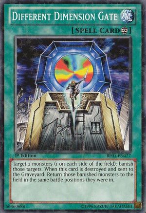 Different Dimension Gate (Starfoil) (BP01-EN077) - Battle Pack: Epic Dawn 1st Edition