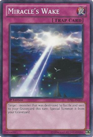 Miracle's Wake (Starfoil) (BP01-EN107) - Battle Pack: Epic Dawn 1st Edition
