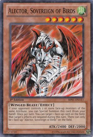 Alector, Sovereign of Birds (Starfoil) (BP01-EN153) - Battle Pack: Epic Dawn Unlimited