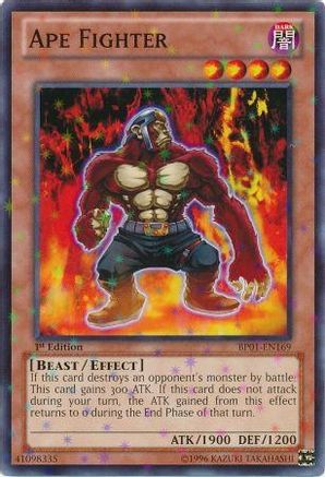 Ape Fighter (Starfoil) (BP01-EN169) - Battle Pack: Epic Dawn 1st Edition