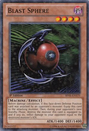 Blast Sphere (Starfoil) (BP01-EN175) - Battle Pack: Epic Dawn 1st Edition