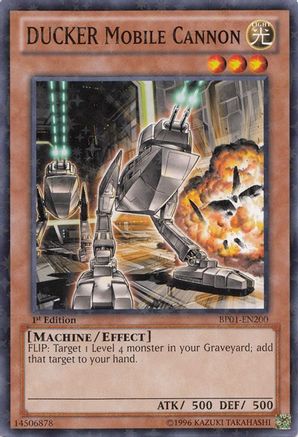 DUCKER Mobile Cannon (Starfoil) (BP01-EN200) - Battle Pack: Epic Dawn 1st Edition