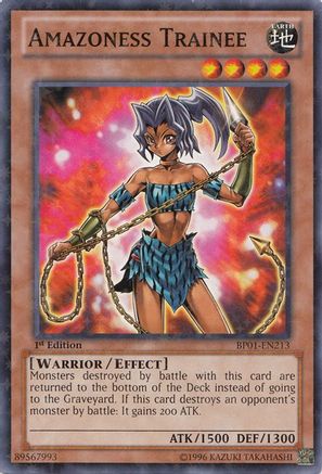Amazoness Trainee (Starfoil) (BP01-EN213) - Battle Pack: Epic Dawn Unlimited