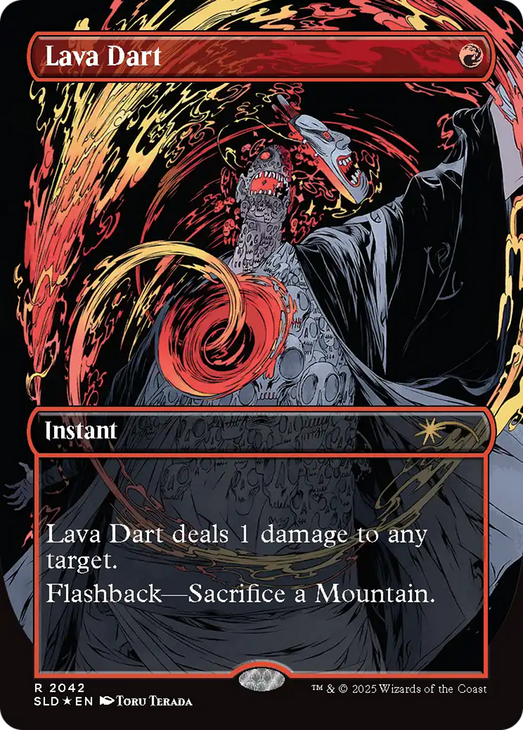 Lava Dart (Raised Foil) (SLD-2042) - Secret Lair Drop Series Foil