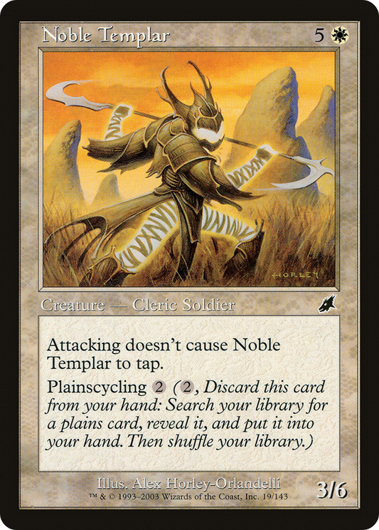 Noble Templar (SCG-019) - Scourge Foil