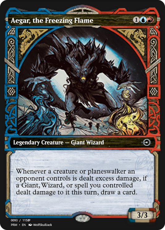 Aegar, the Freezing Flame (PRM-88386) - Magic Online Promos Foil