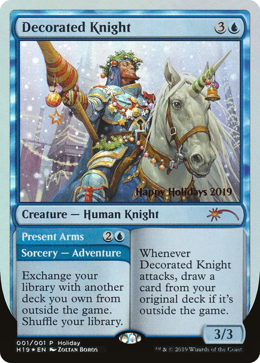 Decorated Knight // Present Arms (SPECIAL-019) - Happy Holidays Foil