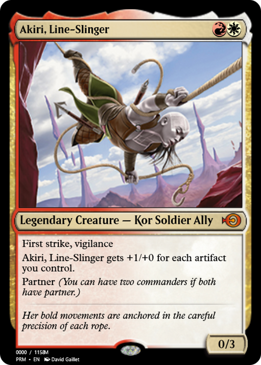 Akiri, Line-Slinger (PRM-86154) - Magic Online Promos Foil