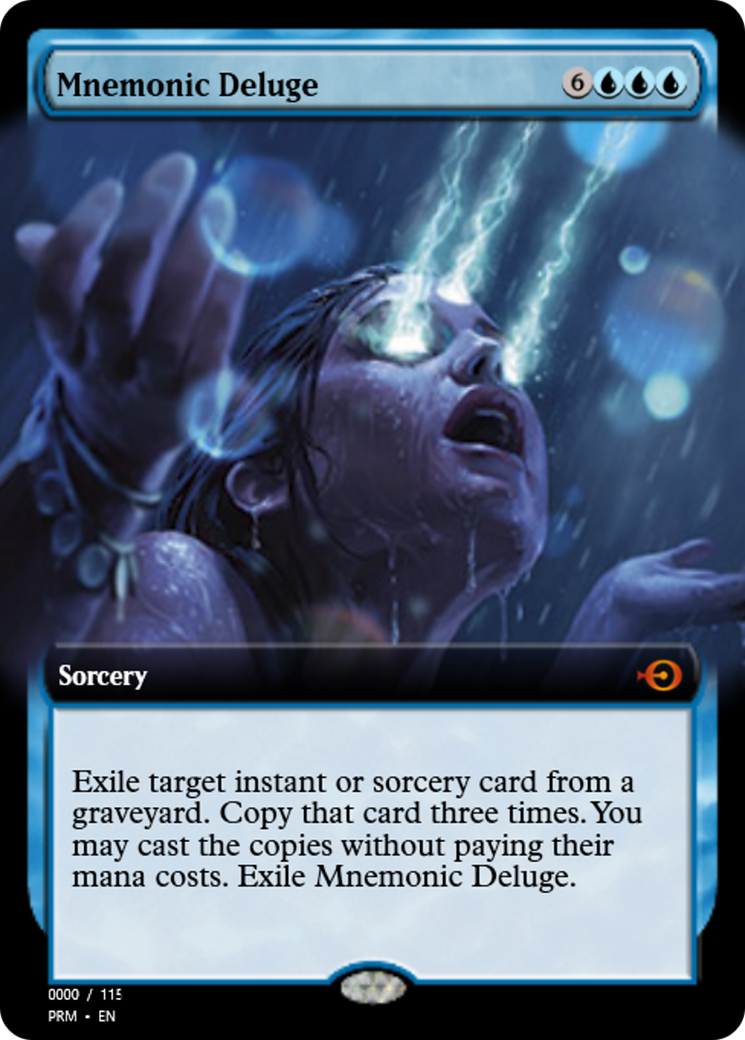 Mnemonic Deluge (PRM-86022) - Magic Online Promos Foil