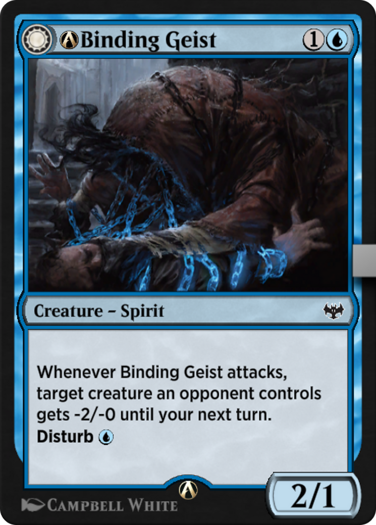 A-Binding Geist // A-Spectral Binding (VOW-A-48) - Innistrad: Crimson Vow: (Double Faced Transform)