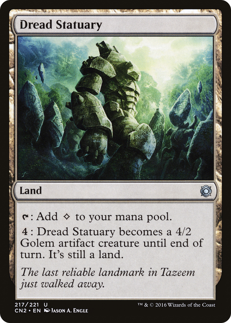 Dread Statuary (CN2-217) - Conspiracy: Take the Crown Foil