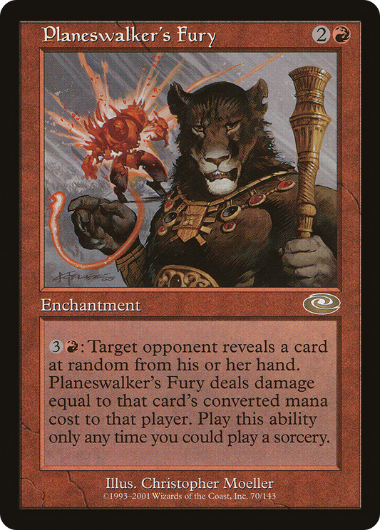Planeswalker's Fury (PLS-070) - Planeshift Foil