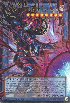 Magician of Dark Chaos - Black Chaos (Extended Art) (CORI-EN027) - Chaos Origins 1st Edition