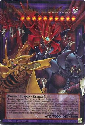 The Chaotic Phantasmal Sacred Beasts (Extended Art) (CORI-EN029) - Chaos Origins 1st Edition