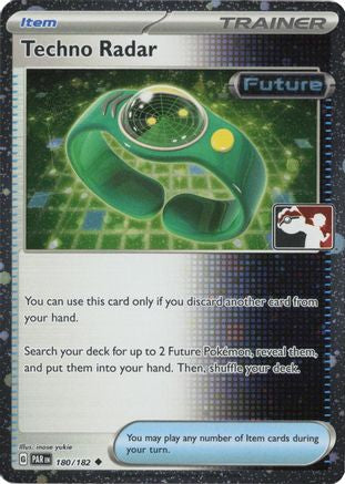 Techno Radar (Cosmos Holo) 180/182  - Holofoil Prize Pack Series Cards - Uncommon