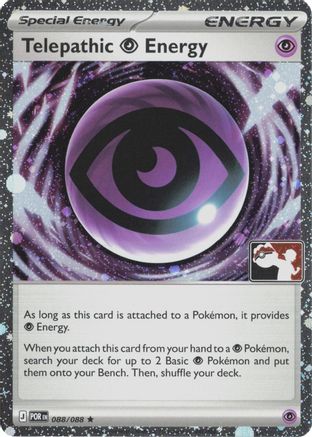 Telepathic Psychic Energy (Cosmos Holo) 088/088  - Holofoil Prize Pack Series Cards - Rare