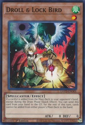 Droll & Lock Bird (LAVD-ENO01) (LAVD-ENO01) - Legendary Arc-V Decks 1st Edition