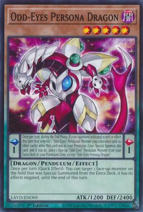 Odd-Eyes Persona Dragon (LAVD-ENO05) - Legendary Arc-V Decks 1st Edition