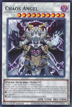 Chaos Angel (LAVD-ENO25) - Legendary Arc-V Decks 1st Edition