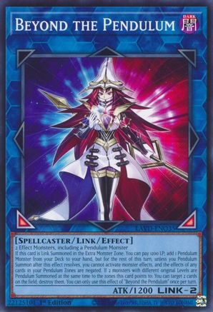Beyond the Pendulum (LAVD-ENO35) - Legendary Arc-V Decks 1st Edition