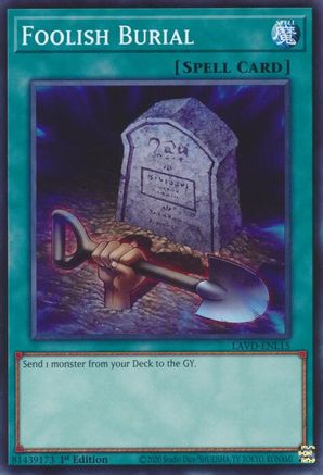 Foolish Burial (LAVD-ENL15) - Legendary Arc-V Decks 1st Edition