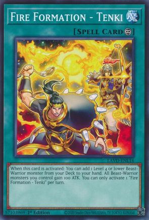 Fire Formation - Tenki (LAVD-ENL16) - Legendary Arc-V Decks 1st Edition