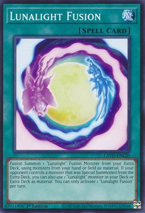 Lunalight Fusion (LAVD-ENL20) - Legendary Arc-V Decks 1st Edition