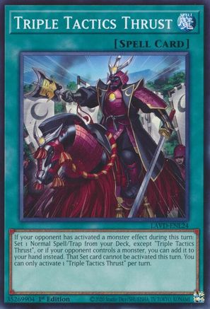 Triple Tactics Thrust (LAVD-ENL24) - Legendary Arc-V Decks 1st Edition