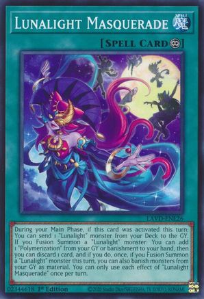 Lunalight Masquerade (LAVD-ENL26) - Legendary Arc-V Decks 1st Edition