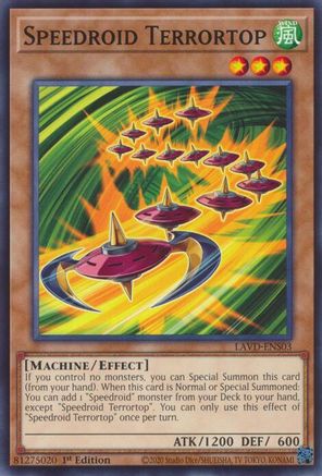 Speedroid Terrortop (LAVD-ENS03) - Legendary Arc-V Decks 1st Edition