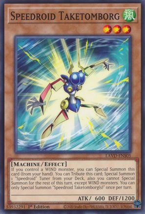 Speedroid Taketomborg (LAVD-ENS05) - Legendary Arc-V Decks 1st Edition