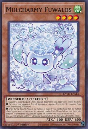 Mulcharmy Fuwalos (LAVD-ENS13) - Legendary Arc-V Decks 1st Edition