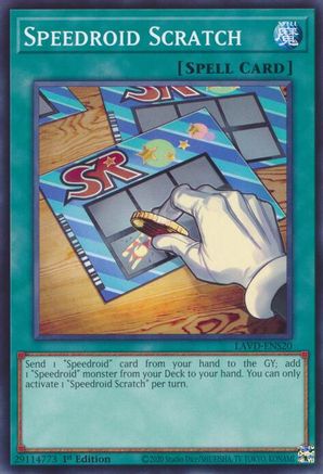 Speedroid Scratch (LAVD-ENS20) - Legendary Arc-V Decks 1st Edition