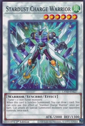 Stardust Charge Warrior (LAVD-ENS27) - Legendary Arc-V Decks 1st Edition