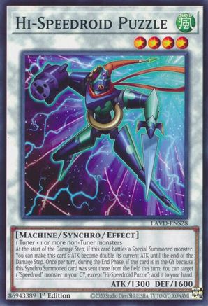 Hi-Speedroid Puzzle (LAVD-ENS28) - Legendary Arc-V Decks 1st Edition
