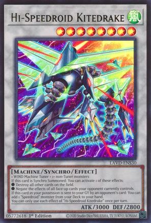 Hi-Speedroid Kitedrake (LAVD-ENS30) - Legendary Arc-V Decks 1st Edition