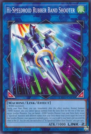 Hi-Speedroid Rubber Band Shooter (LAVD-ENS36) - Legendary Arc-V Decks 1st Edition